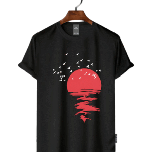 Flight of the Setting Sun | Premium Drop Shoulder T-Shirt