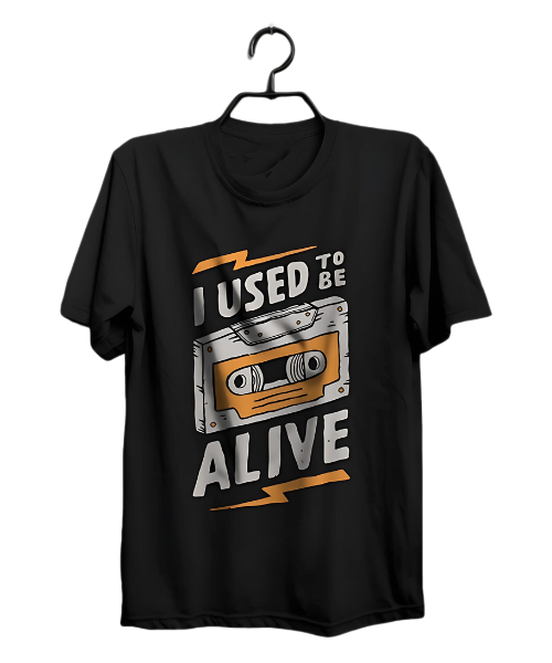 I Used to Be Alive | Premium Drop Shoulder T-Shirt